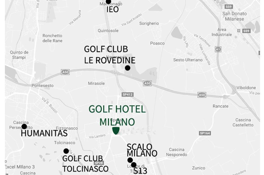 Golf Hotel Milano Opera Eksteriør billede